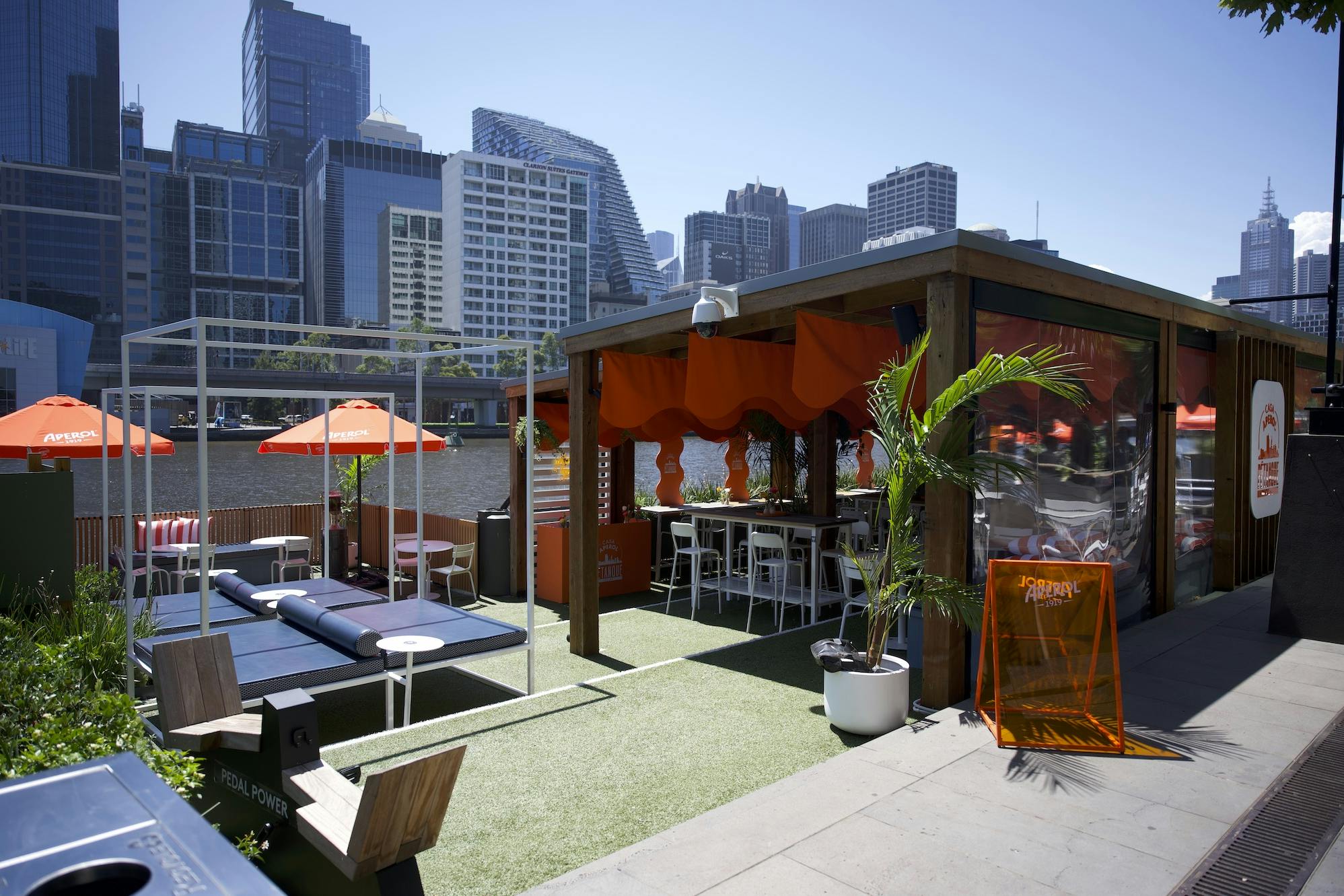 Casa Aperol at Petanque Social Melbourne